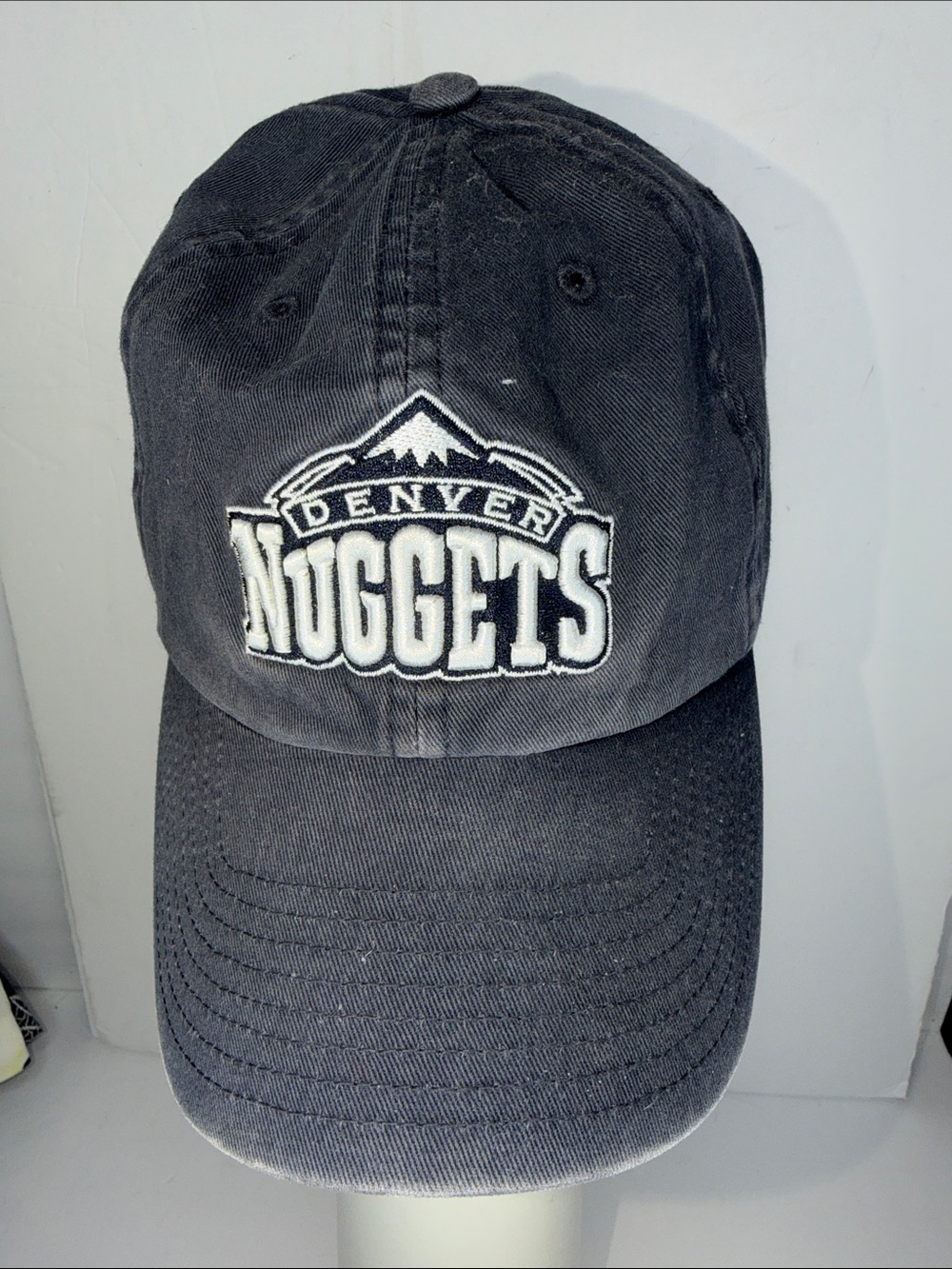 Denver Nuggets Dark Gray Baseball Cap - Official Team Logo